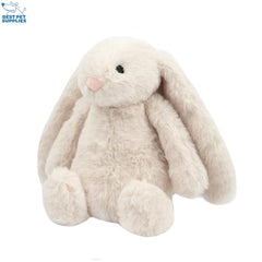 Best Pet Supplies juguete interactivo pato beige grande con sonido para morder