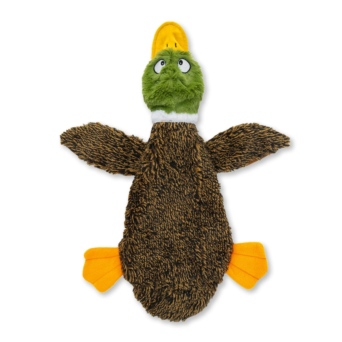 Best Pet Supplies pato mediano: juguete ladrido suave para juego interior