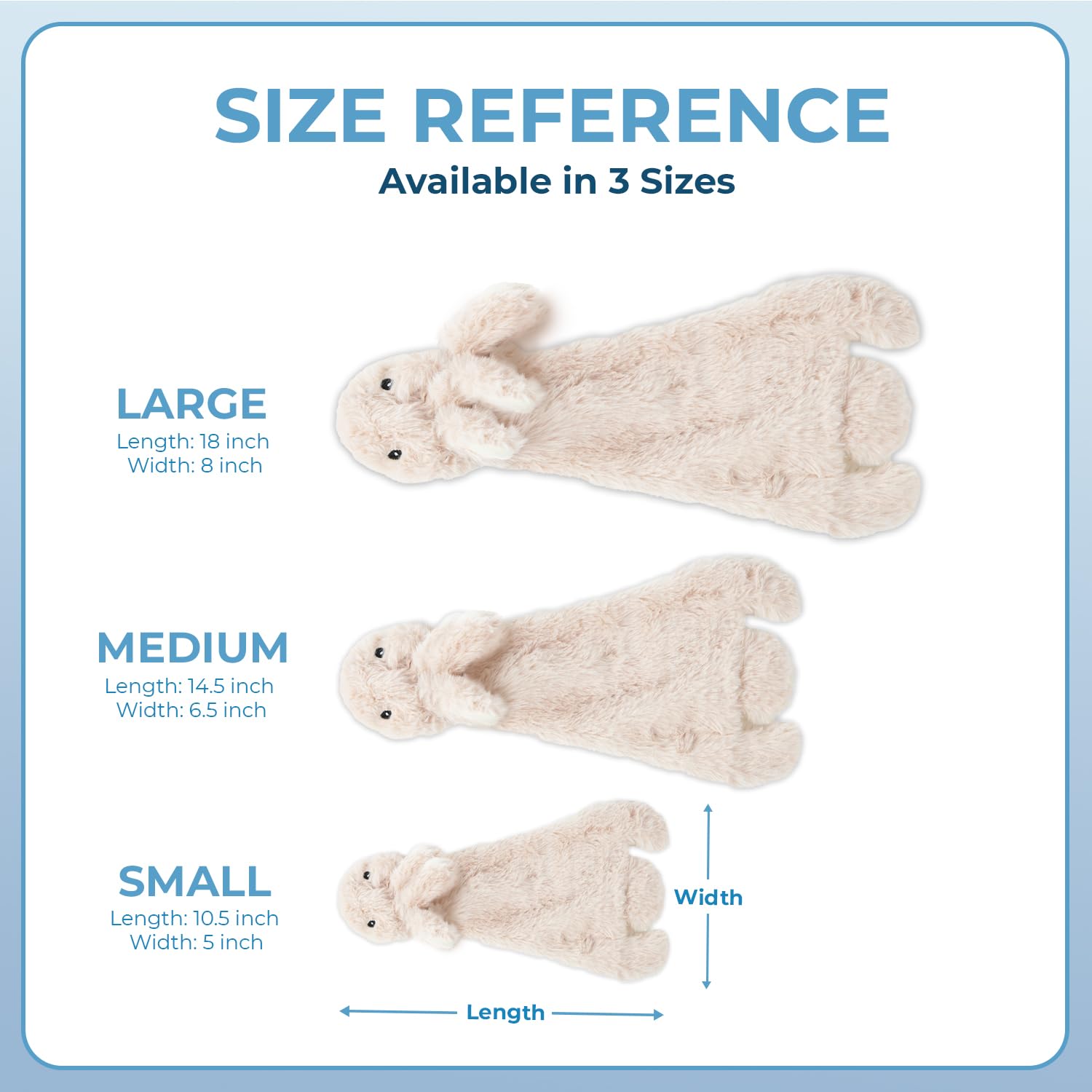 Best Pet Supplies Juguete perro chirriante liebre mediano - diseño de animal para estimular juego