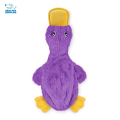 Best Pet Supplies juguete pato con cuerpo crujido para diversión prolongada.