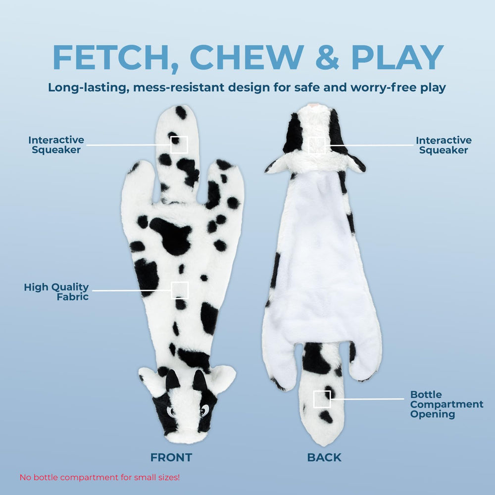 Best Pet Supplies Juguete para perros con dos chirridos para juego interactivo