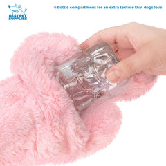 Best Pet Supplies Juguete para perros crujiente sin relleno con costuras reforzadas para masticar.