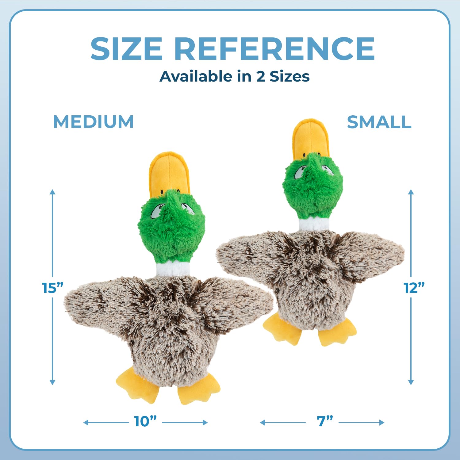 Best Pet Supplies Mallard Duck gris pequeño, formas de animal para variedad de juegos
