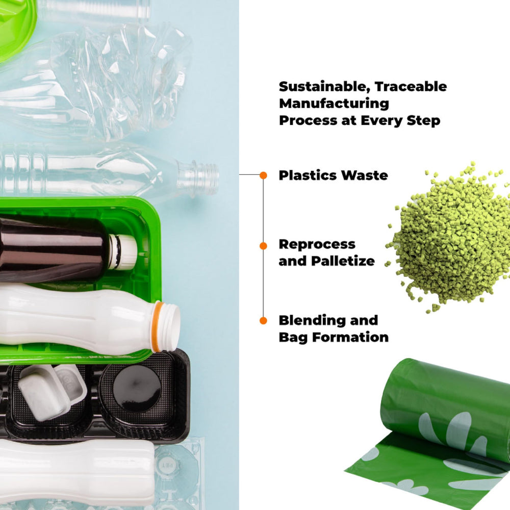 Bolsas Best Pet Supplies con perforaciones fáciles, enfoque: extracción rápida durante la limpieza.