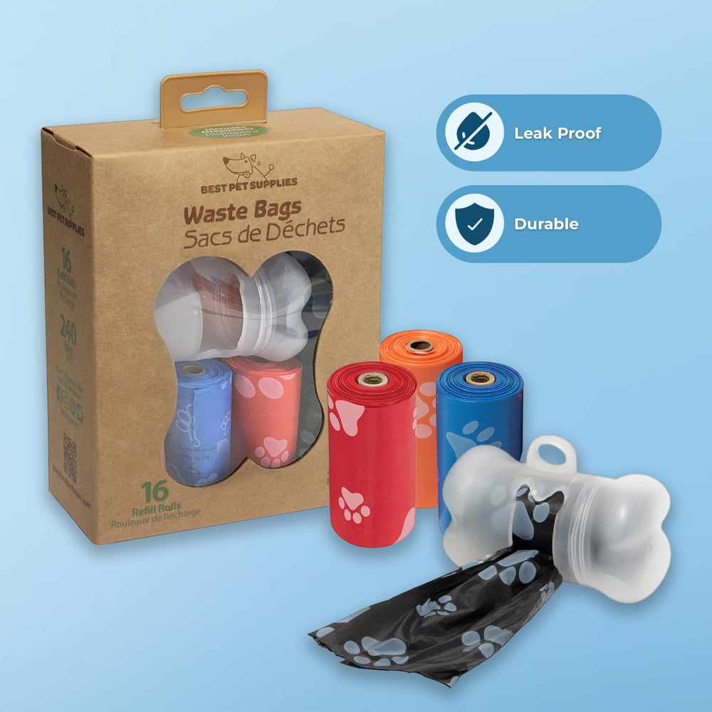 Best Pet Supplies perforaciones fáciles para sacar una bolsa individual, ahorro de tiempo