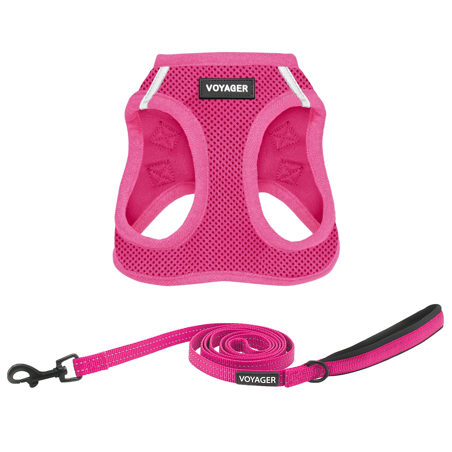 Best Pet Supplies Voyager arnés malla aire fucsia para todas las estaciones
