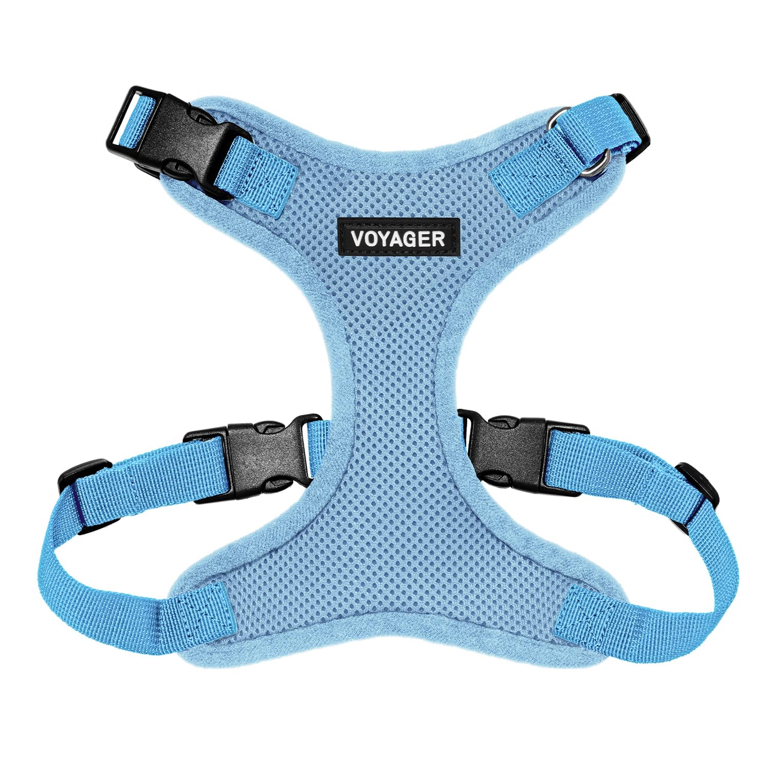 Arnés Voyager de Best Pet Supplies con malla de aire para mayor comodidad.