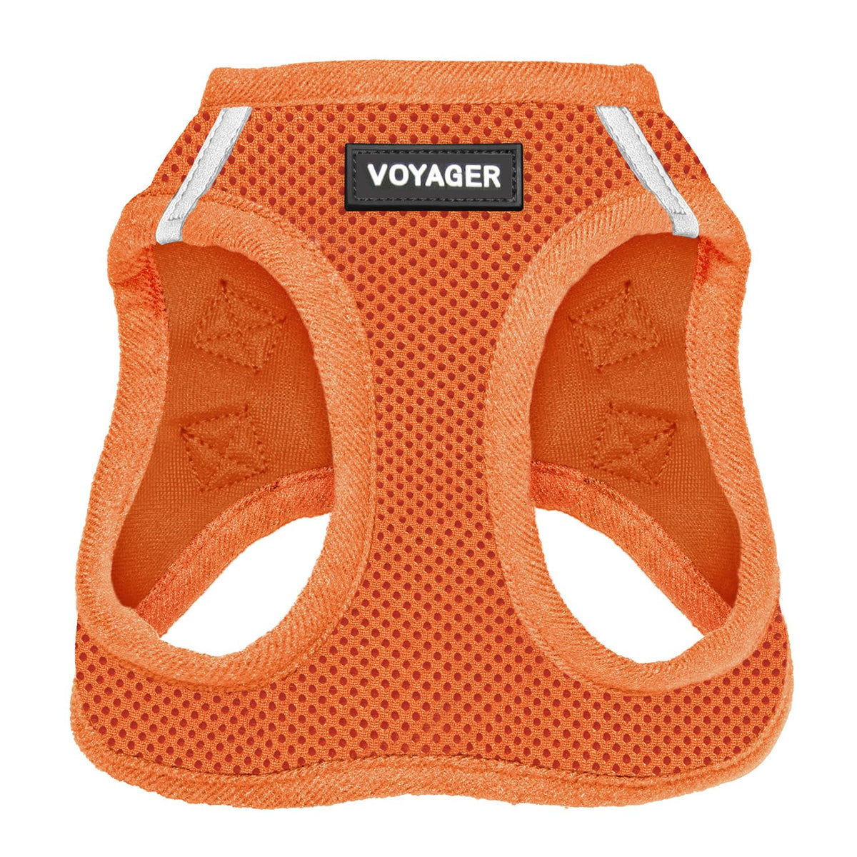 Arnés Voyager de Best Pet Supplies, vista general en color naranja, ideal para paseos seguros.