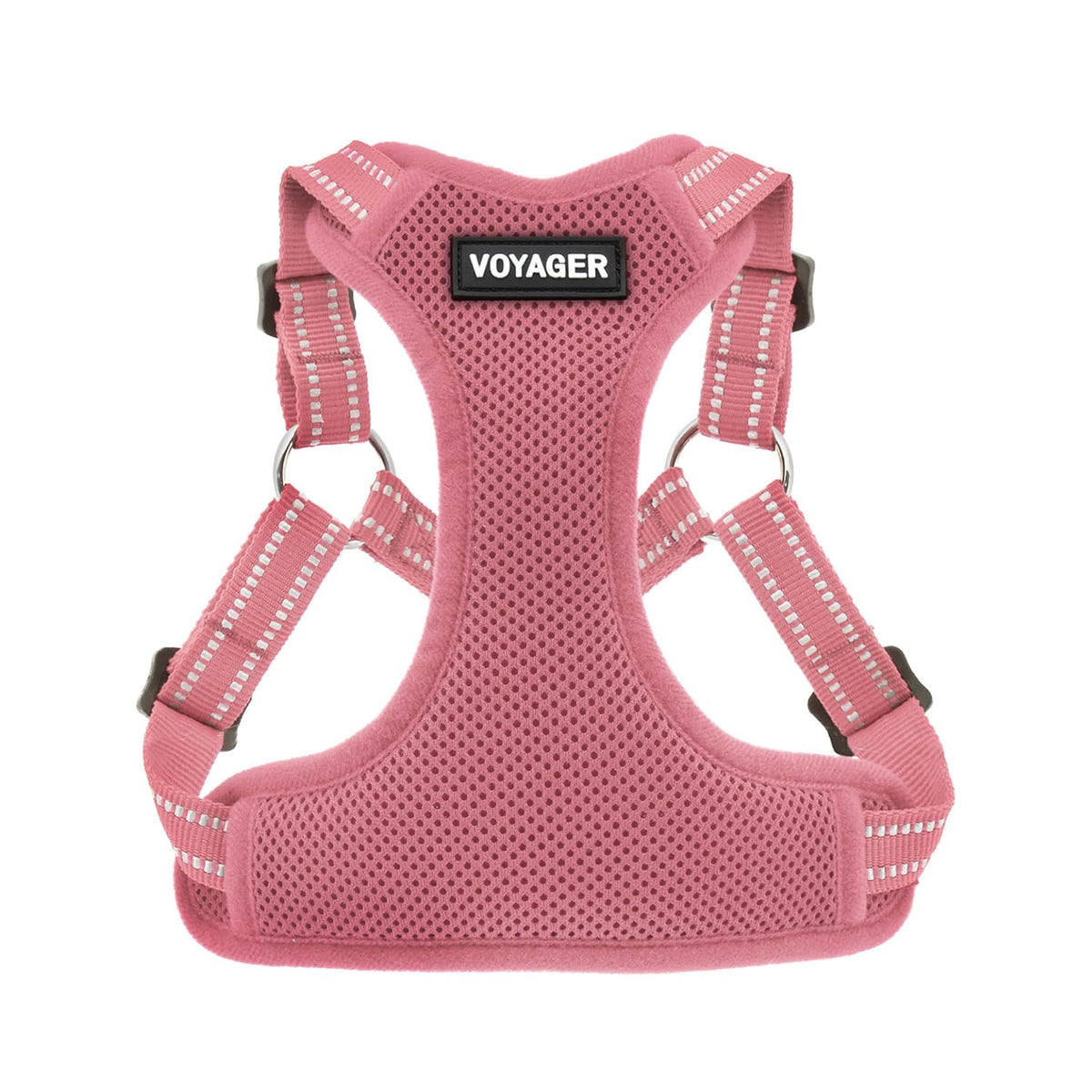 Best Pet Supplies Voyager arnés rosa paso-entrada para perros pequeños con ajuste seguro