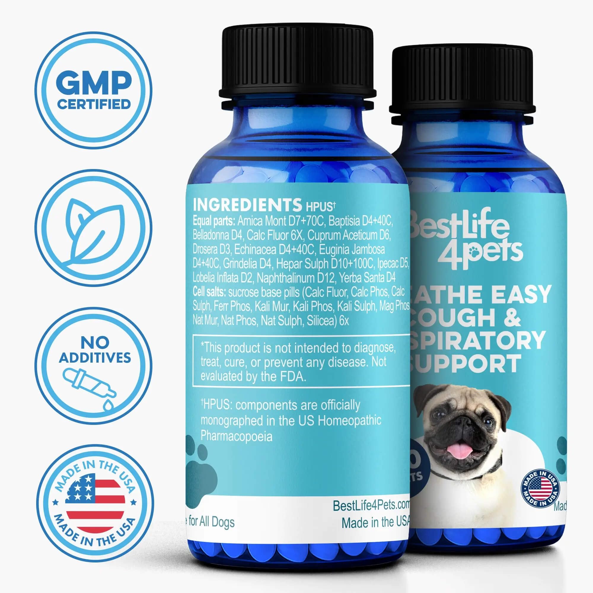 BestLife4Pets Breathe Easy: paseos más tranquilos y descanso.