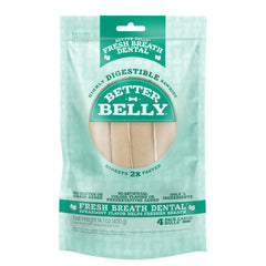 Better Belly aliento fresco dental en rollos grandes para perros.