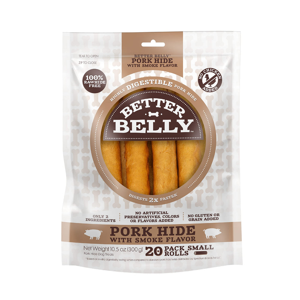 Better Belly bouchées digestibles qui se décomposent efficacement après la mastication.