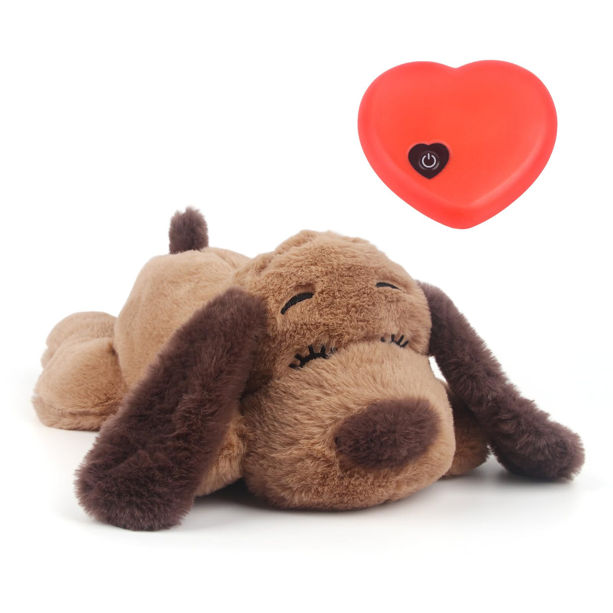 Peluche BEVERLYSHARK con latido para cachorros, calidez y calma inspiradora.