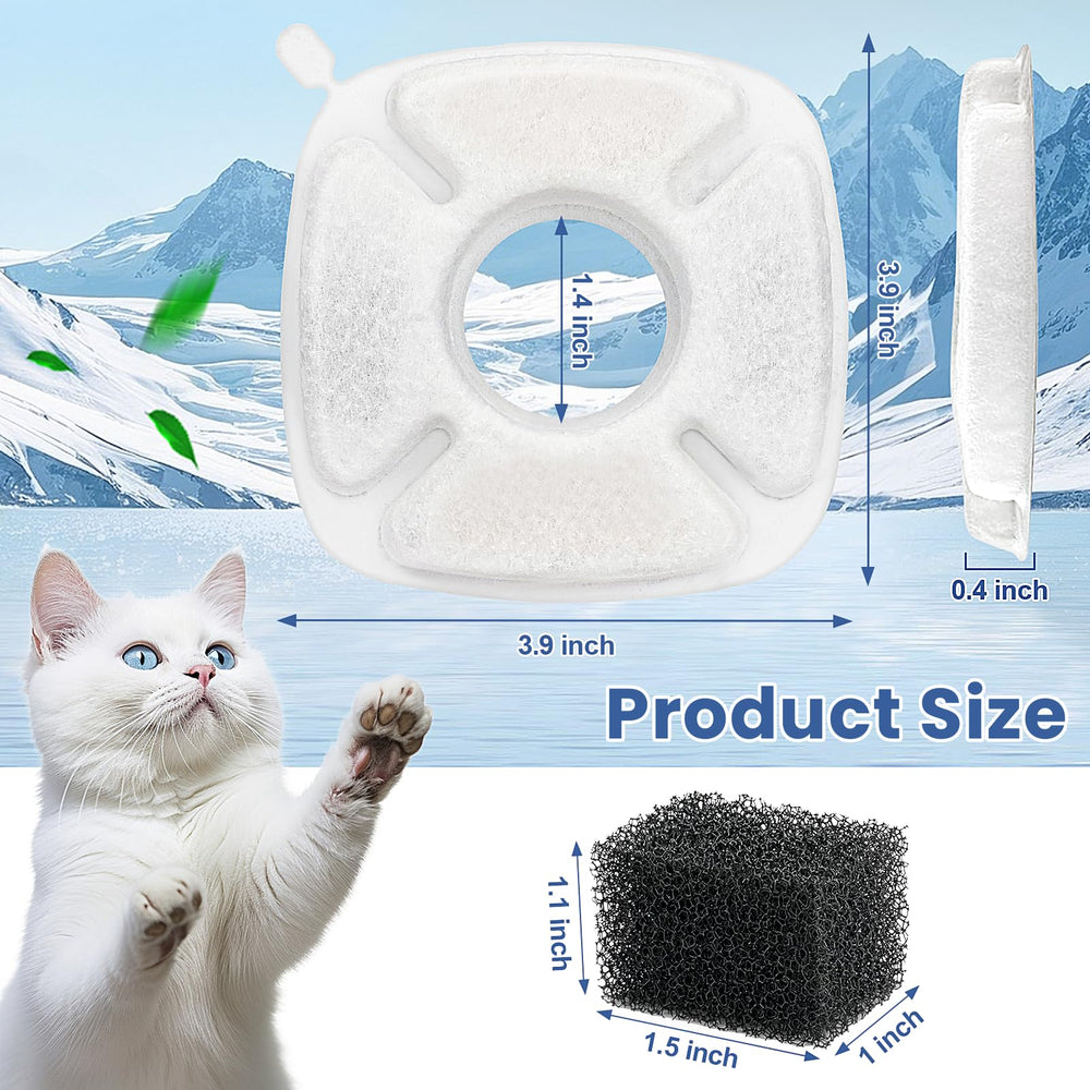 Filtración triple Beyolike mejora la claridad del agua para mascotas.