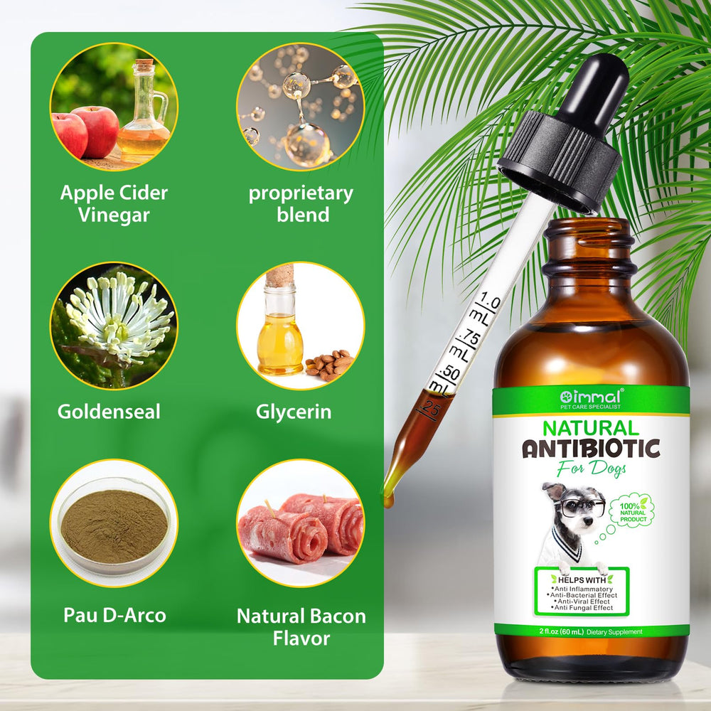 Beyxdu antibiótico natural para perros: gotero preciso para dosificar