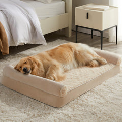 Cama BFPETHOME para perros grandes con espuma nido-huevo que ofrece soporte cómodo.