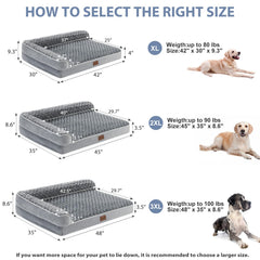 Dimensiones 91x69x17 cm para perros grandes de BFPETHOME.