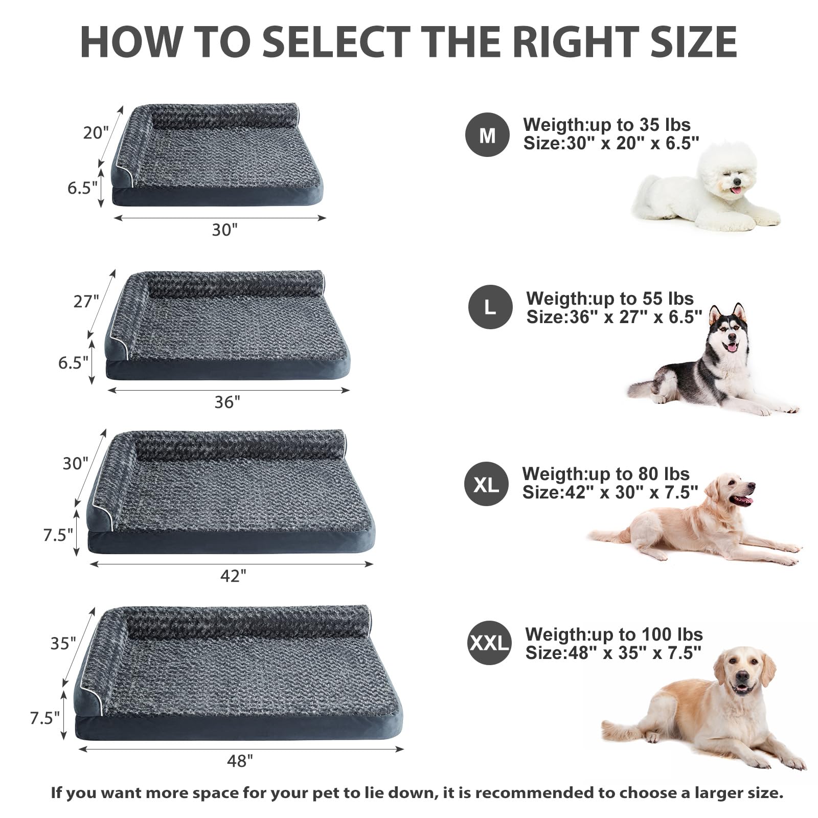 Capa impermeable de la cama BFPETHOME que protege la espuma