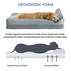 Superficie suave de BFPETHOME con capa impermeable mantiene la espuma protegida