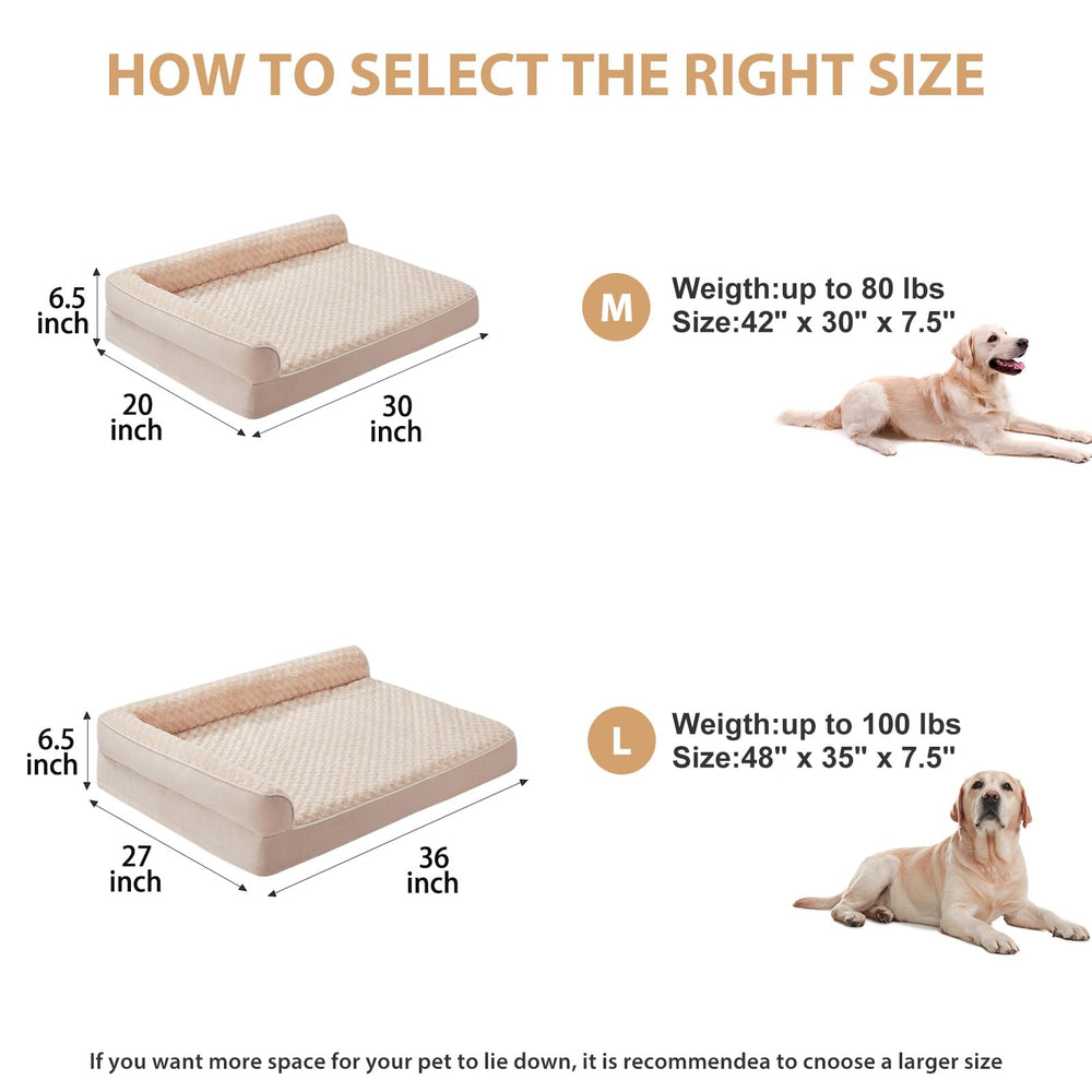Funda desmontable lavable BFPETHOME para cama de perro grande.