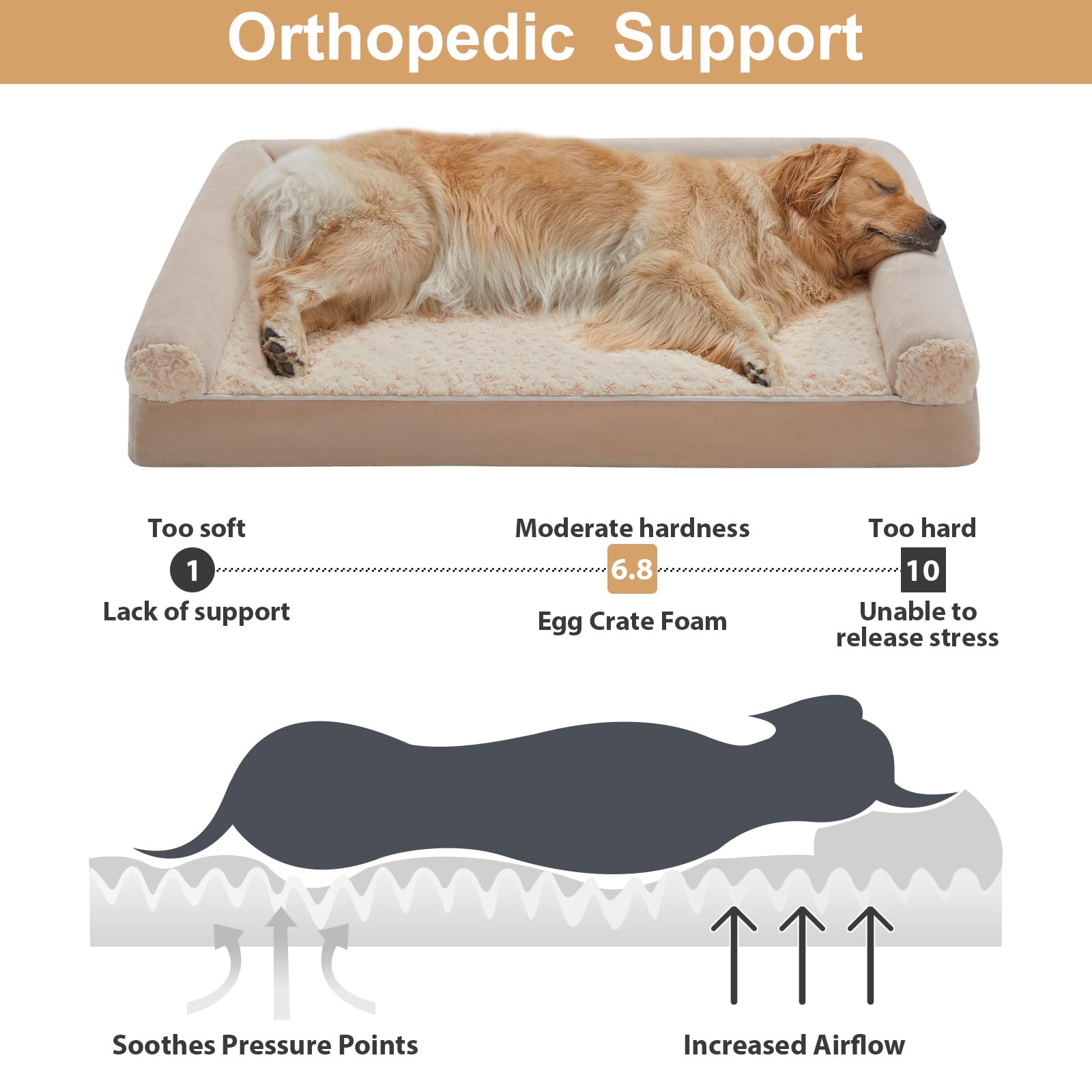 BFPETHOME con superficie rosa plush suave para dormir profundamente y relajarse.