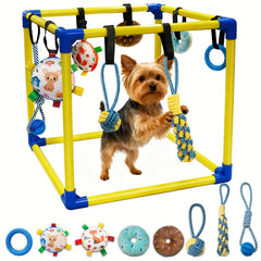Estructura de PVC estable de Bhyhok para gimnasio de cachorros.