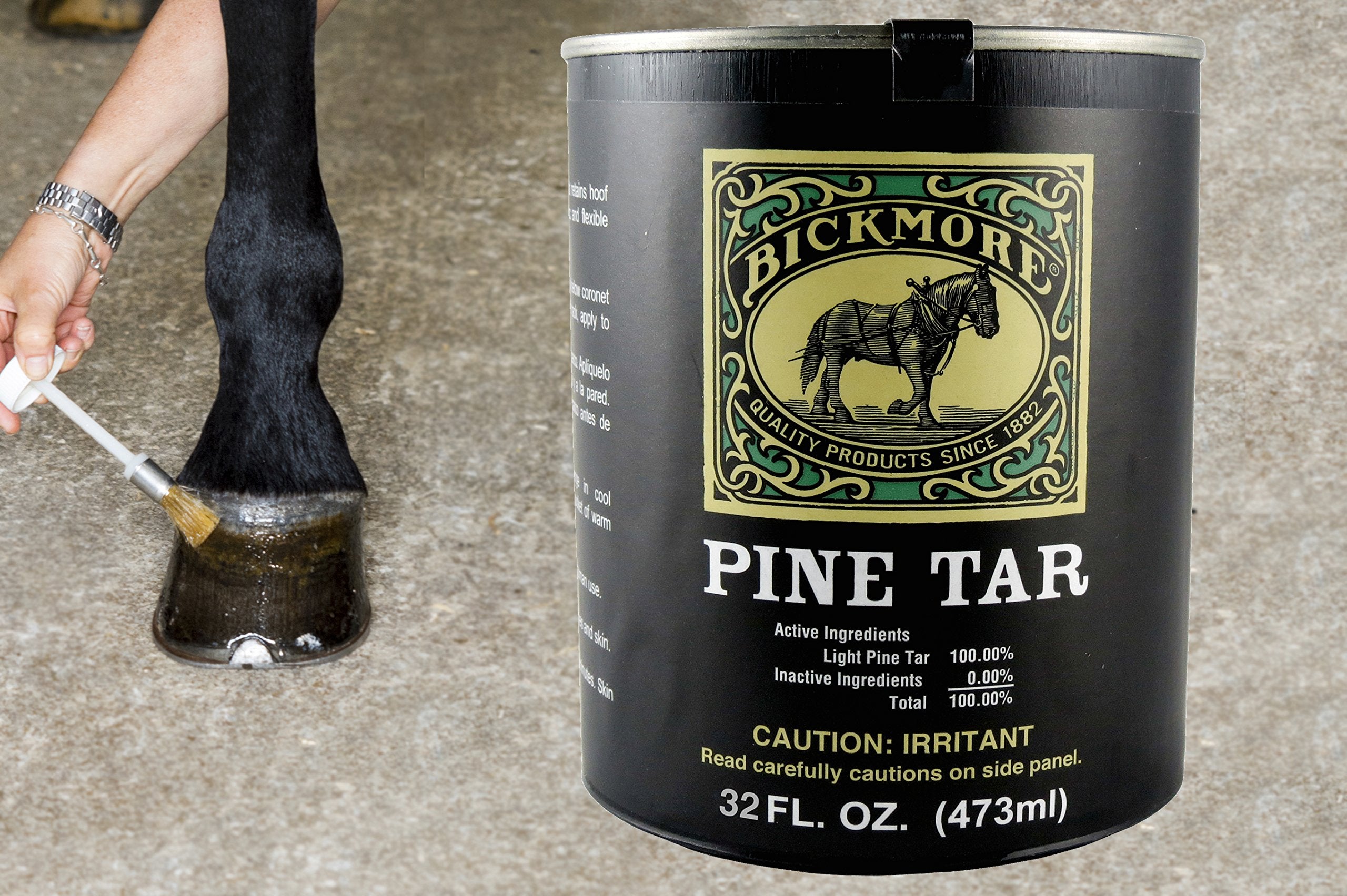 Aplicación externa: protege madera y herramientas con Pine Tar de Bickmore.