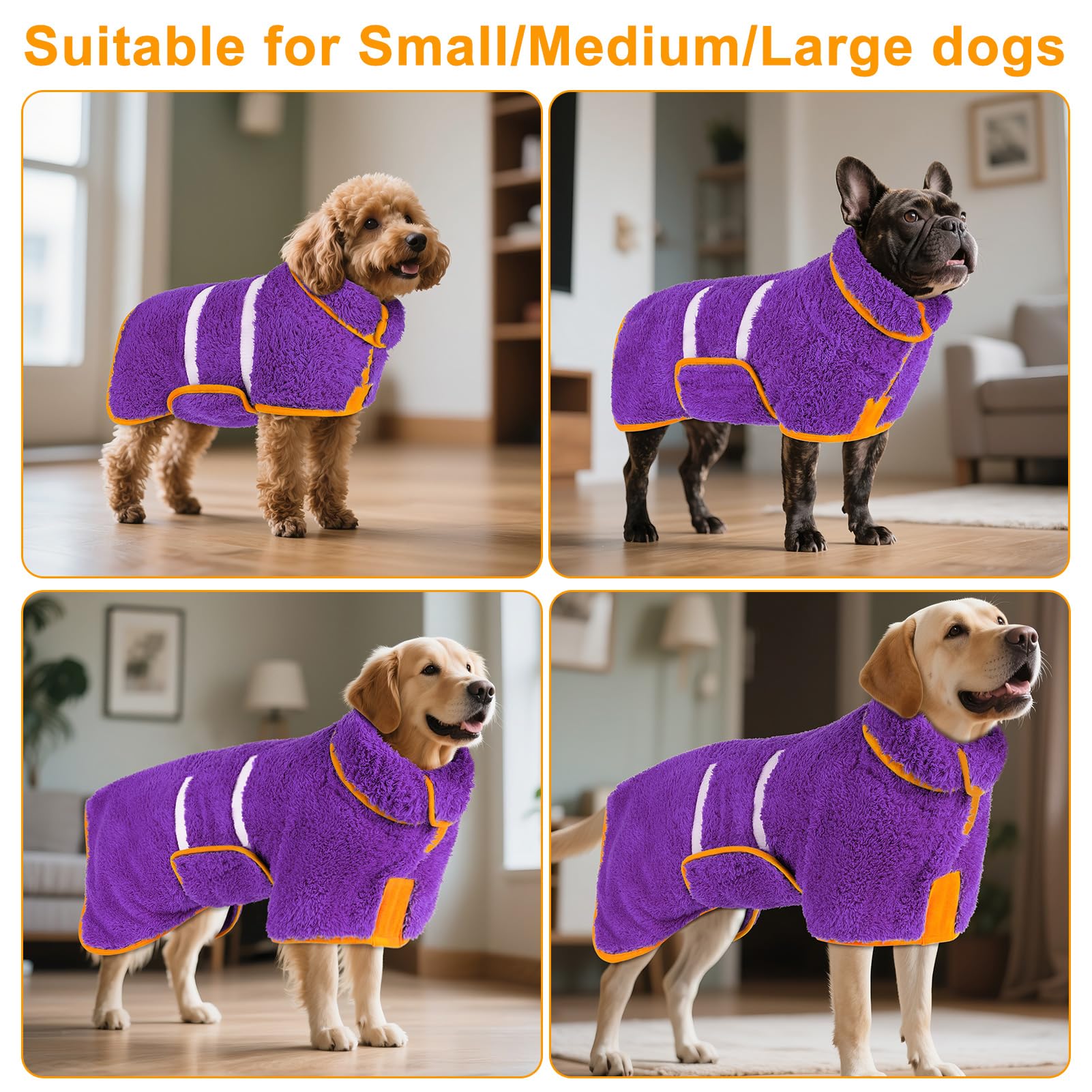 Bienbee Bata para Perros, disponible en tallas S a XXL