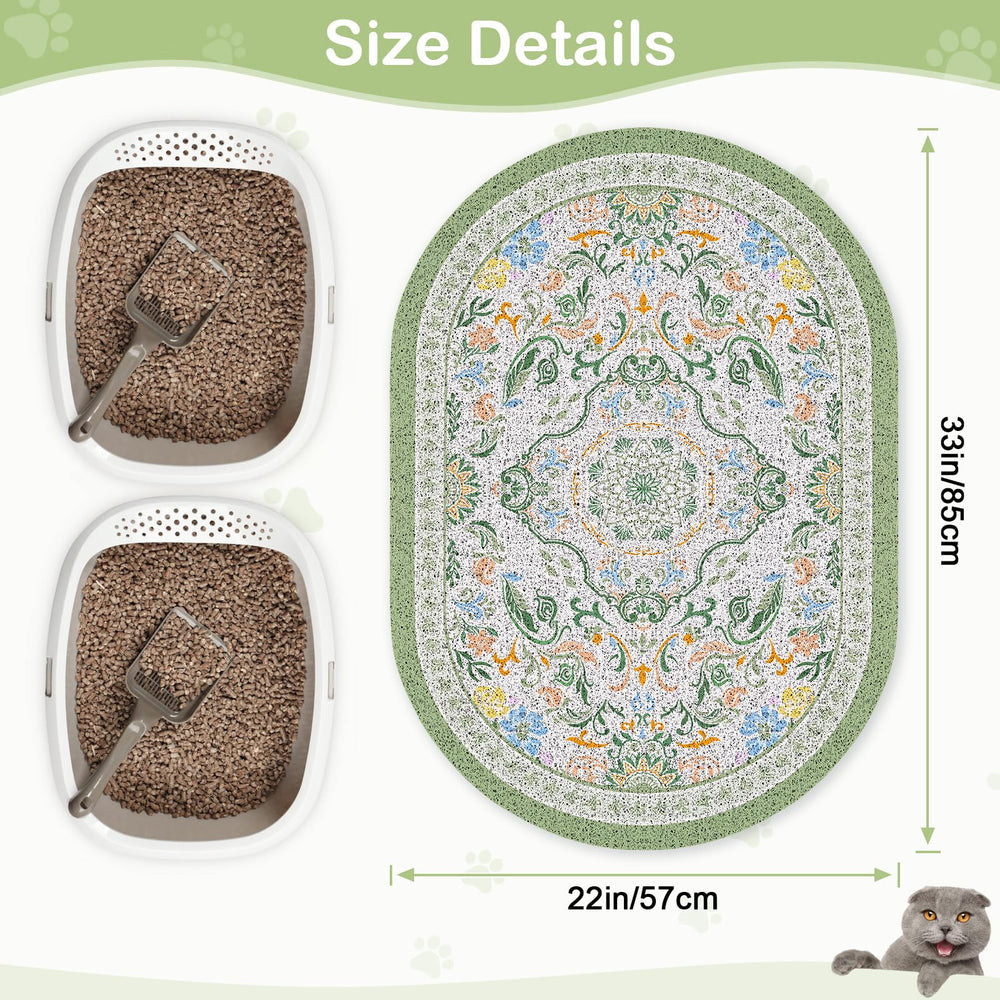 Bienbee mat multiusos arenero, comida y agua, ideal para hogares con varias mascotas.