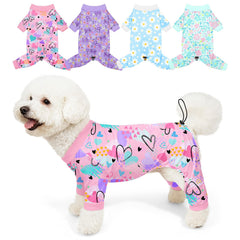 Bienbee pijamas para perro con estampas diferentes para uso diario.