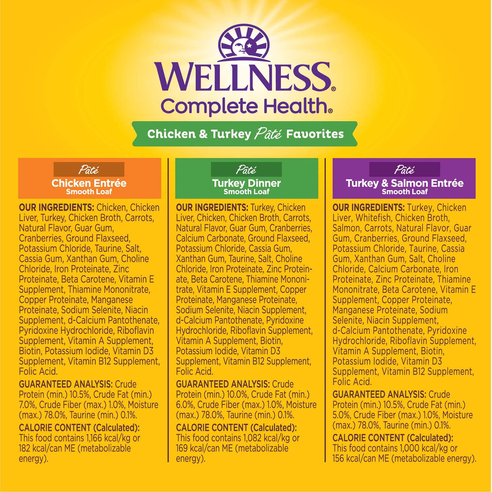 Wellness Latas variedad pavo para gato adulto, opción sabrosa para diversidad de gusto.