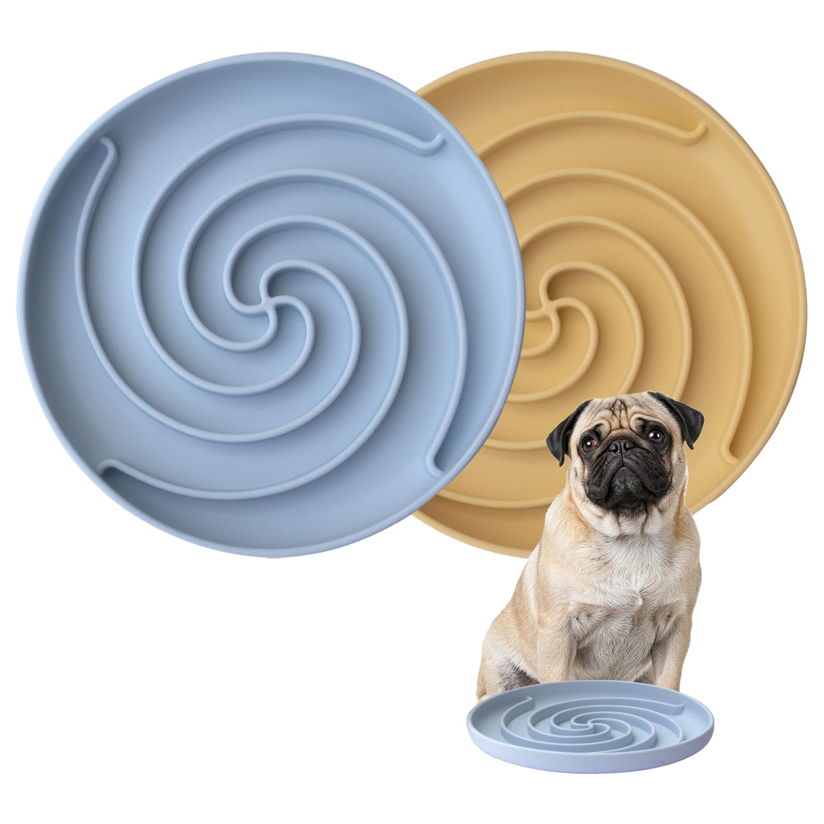 Bifeaw cuenco alimento lento para perros, promueve pausas durante la comida.