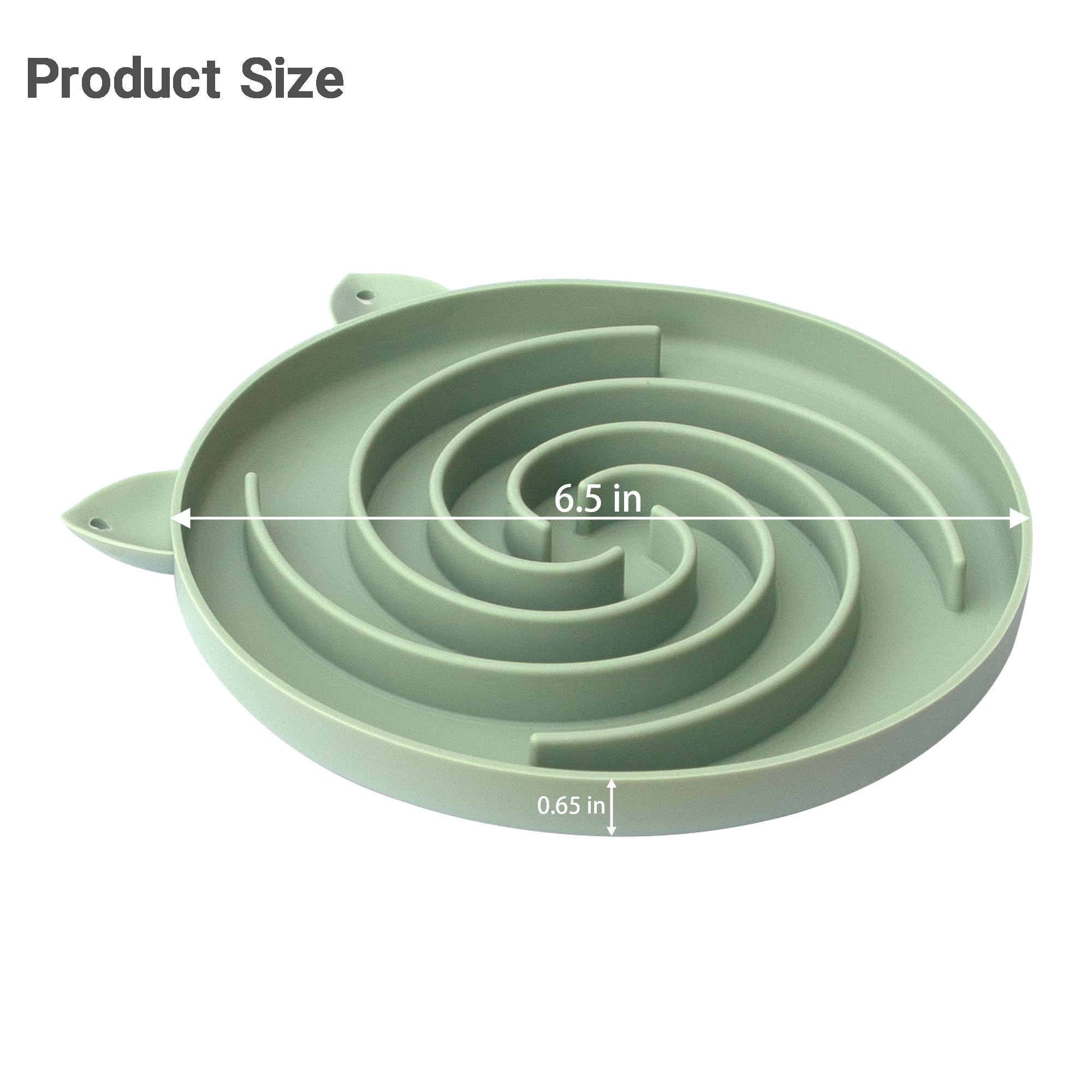 Bifeaw diseño espiral para una experiencia de alimentación ordenada.