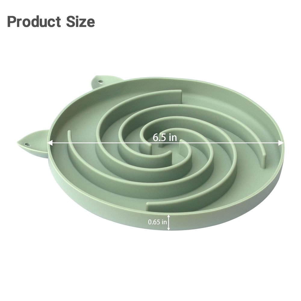 Bifeaw diseño espiral para una experiencia de alimentación ordenada.
