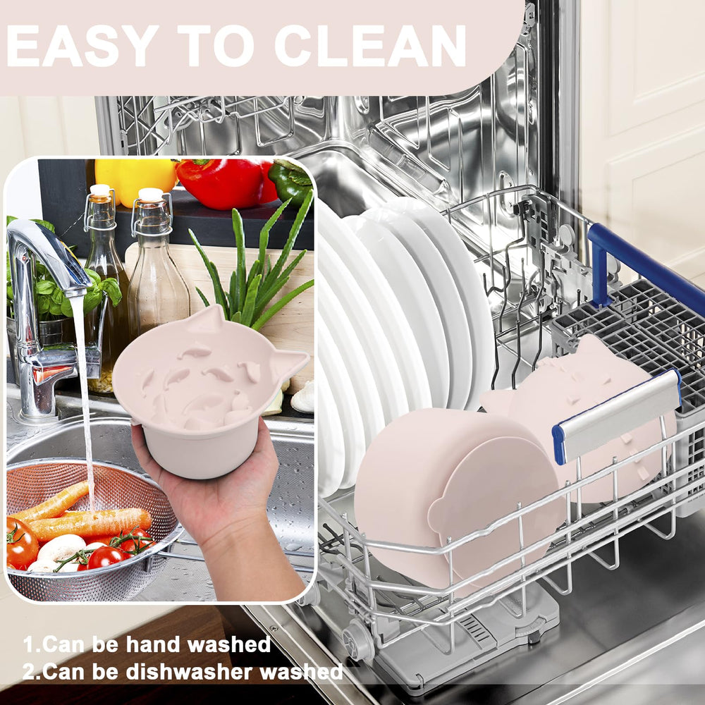 Bikabpet silicona de grado alimentario, superficie lisa para limpieza rápida.