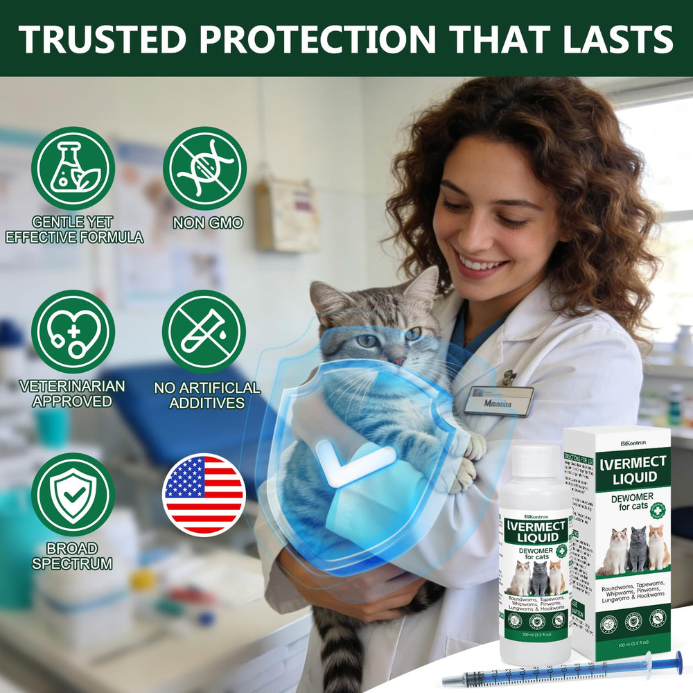 BiKontrun Desparasitante para gatos: dispensador para dosificación precisa