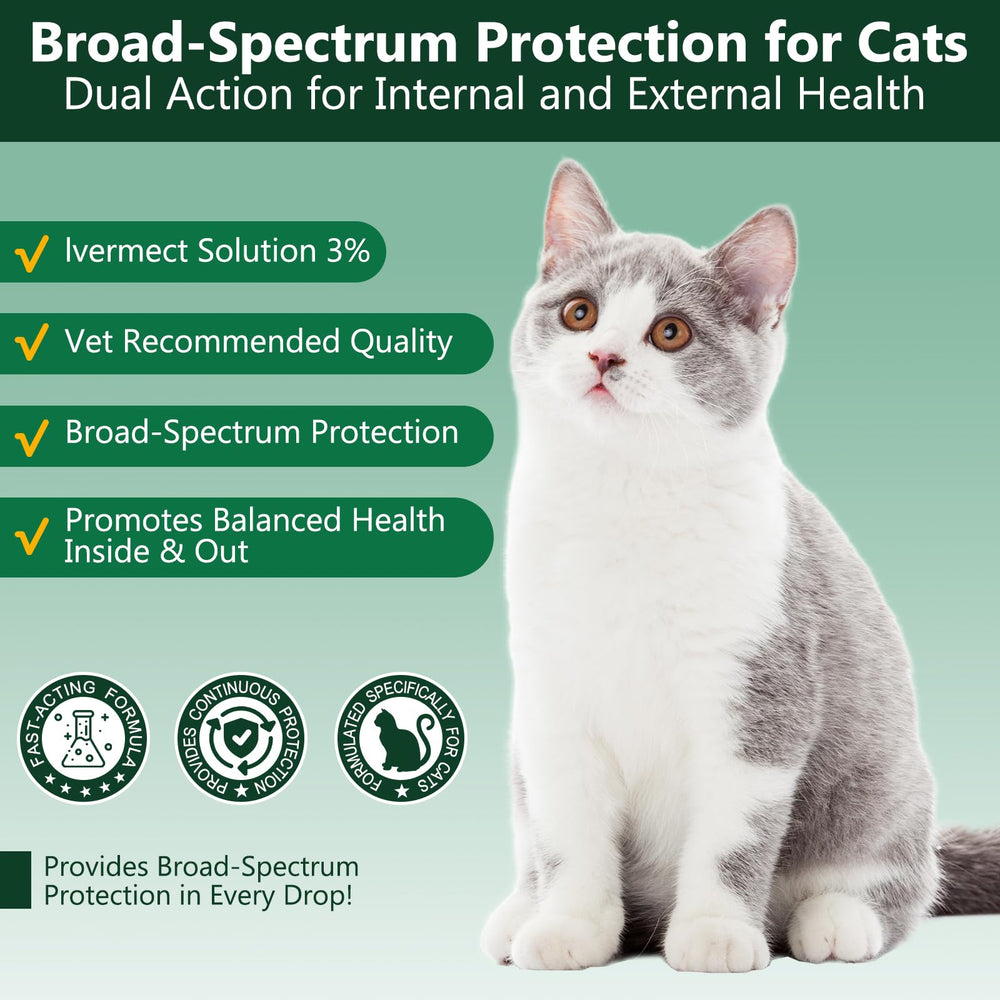 BiKontrun Desparasitante para gatos: etiqueta frontal para revisión de ingredientes