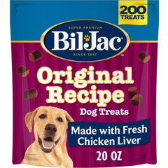 Bil-Jac Hígado para perros: empaque 20 onzas, recompensa ideal para entrenamiento.