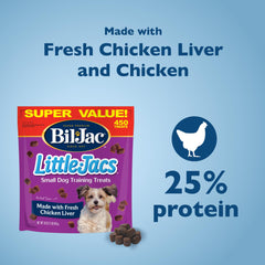 Bil-Jac Little Jacs hígado de pollo como sabor principal