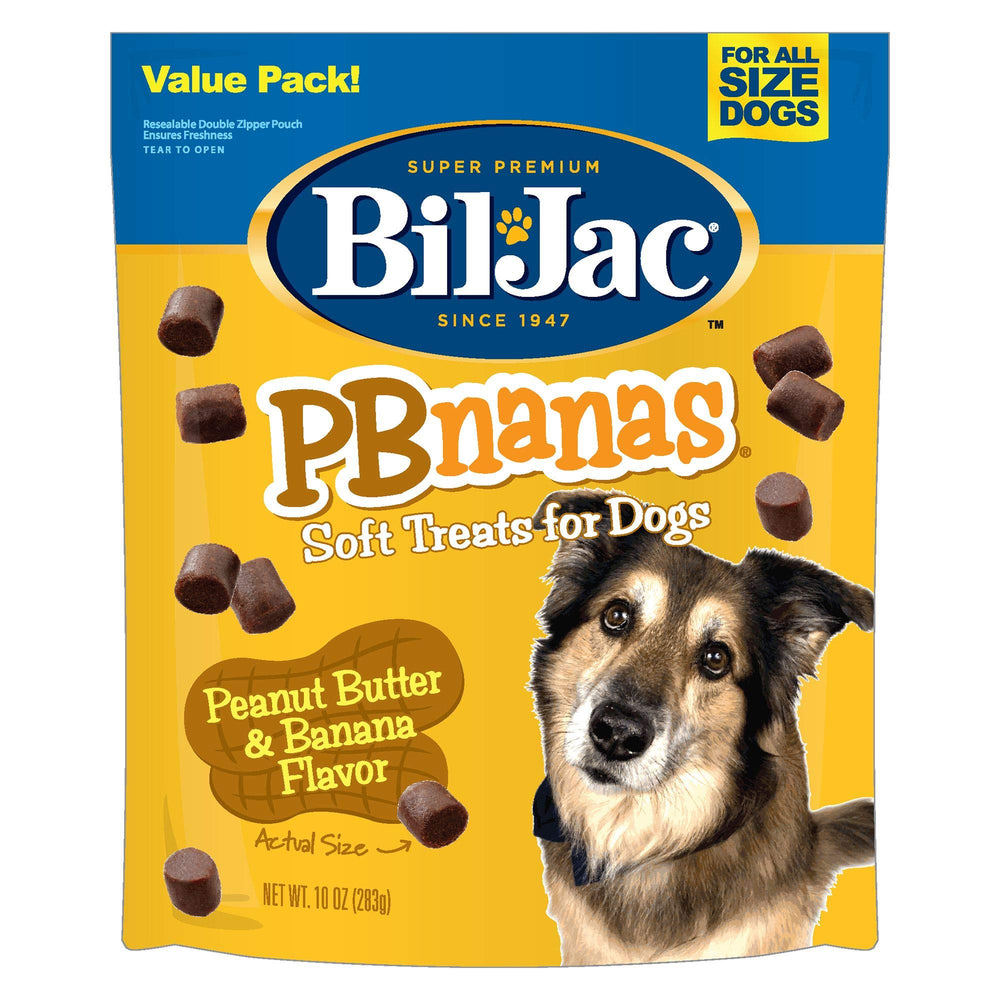 Bil-Jac PB-Nanas premio suave, empaque 10oz para entrenamiento diario.