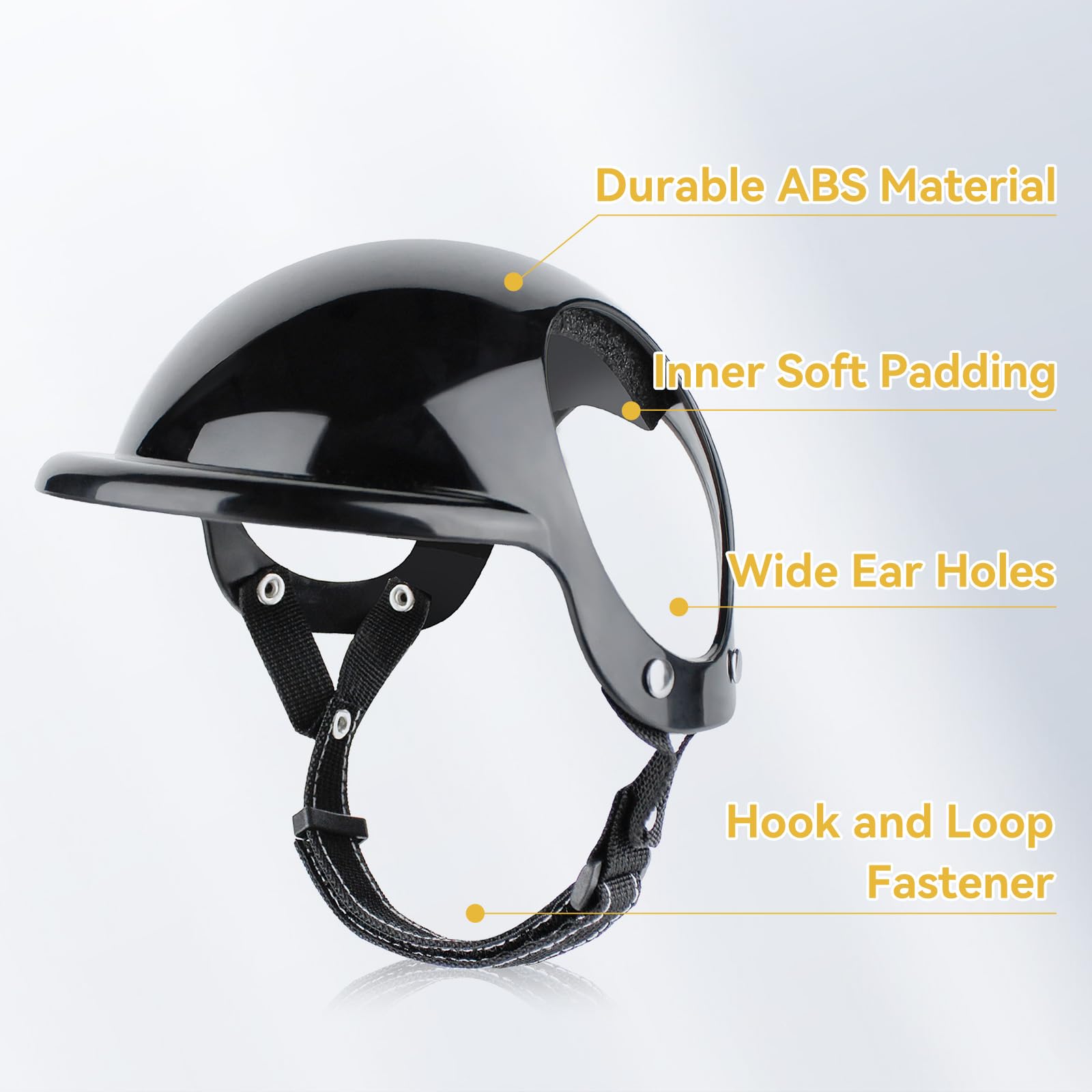 Casco negro ligero Billionchains, perfecto para uso diario y actividades al aire libre