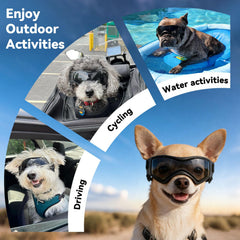 Gafas Billionchains para perro con recubrimiento de silicona suave