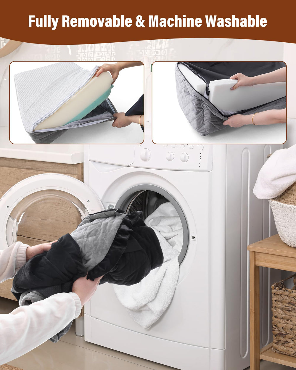 bilypaws cubierta-lavable-desmontable: limpieza rápida entre paseos.
