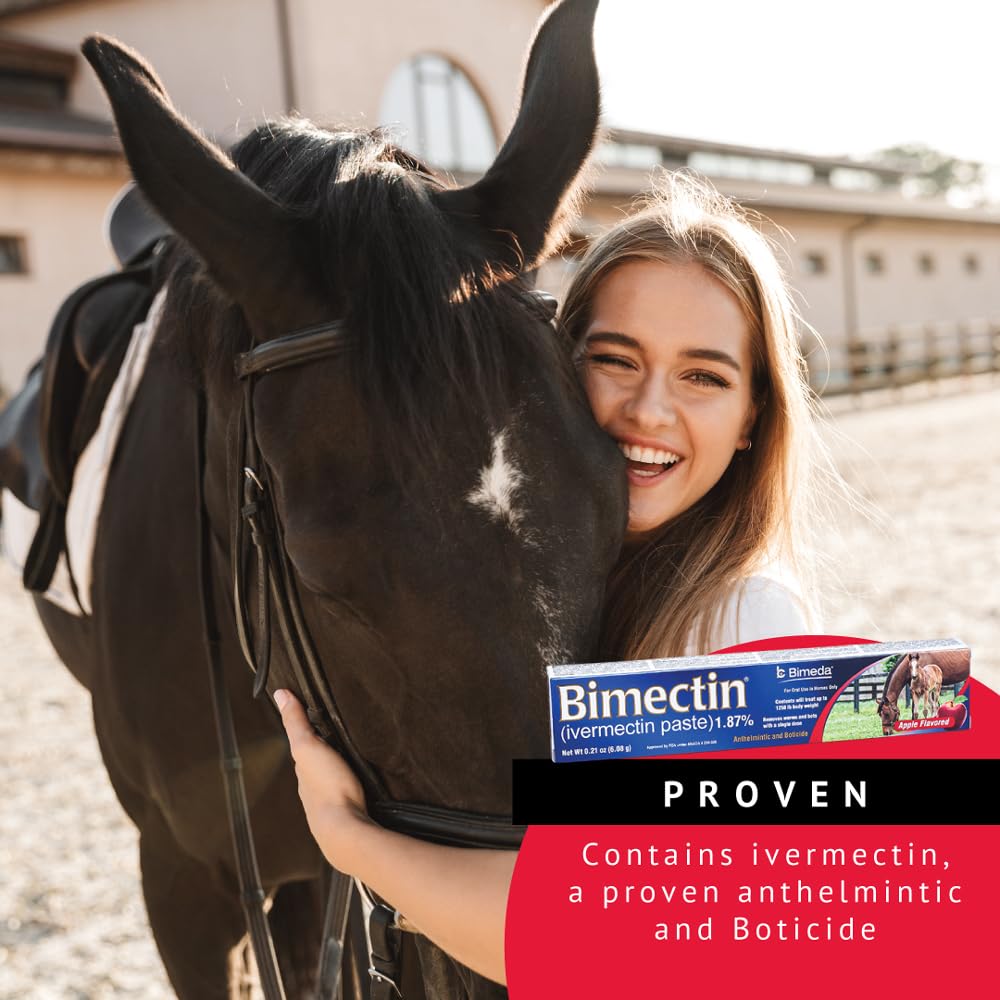 Bimectin pasta ivermectina: apto para caballos de todas las edades.