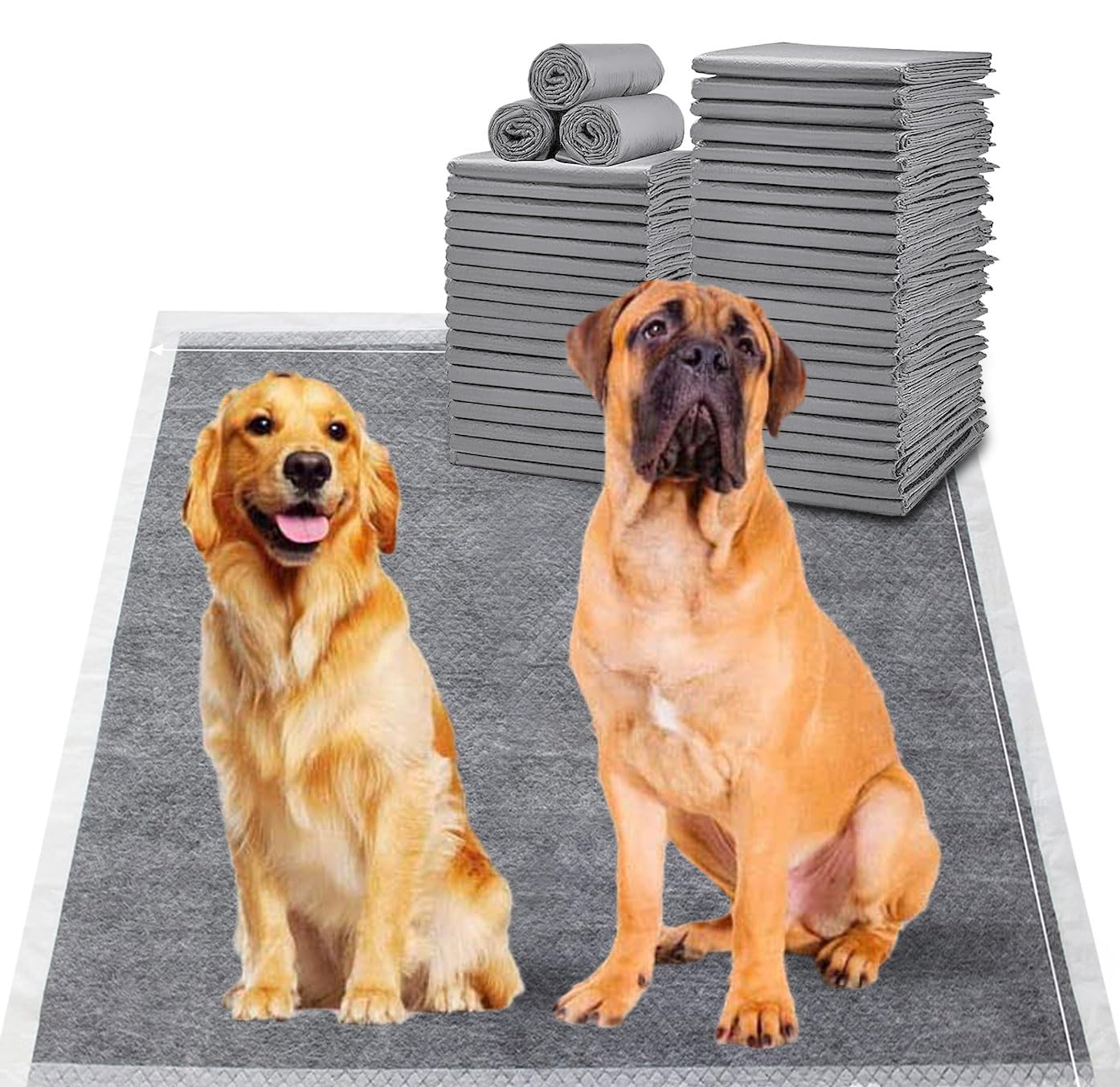 Tapete desechable BinetGo de 6 capas, alta absorción para mascotas.
