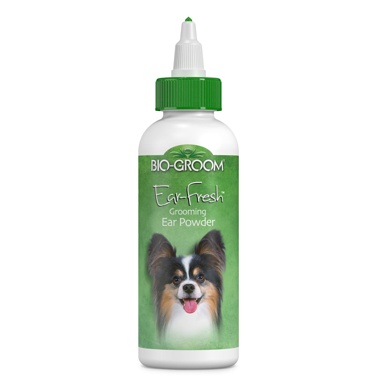 Bio-groom Ear-Fresh polvo limpiador en botella para orejas, limpieza suave.