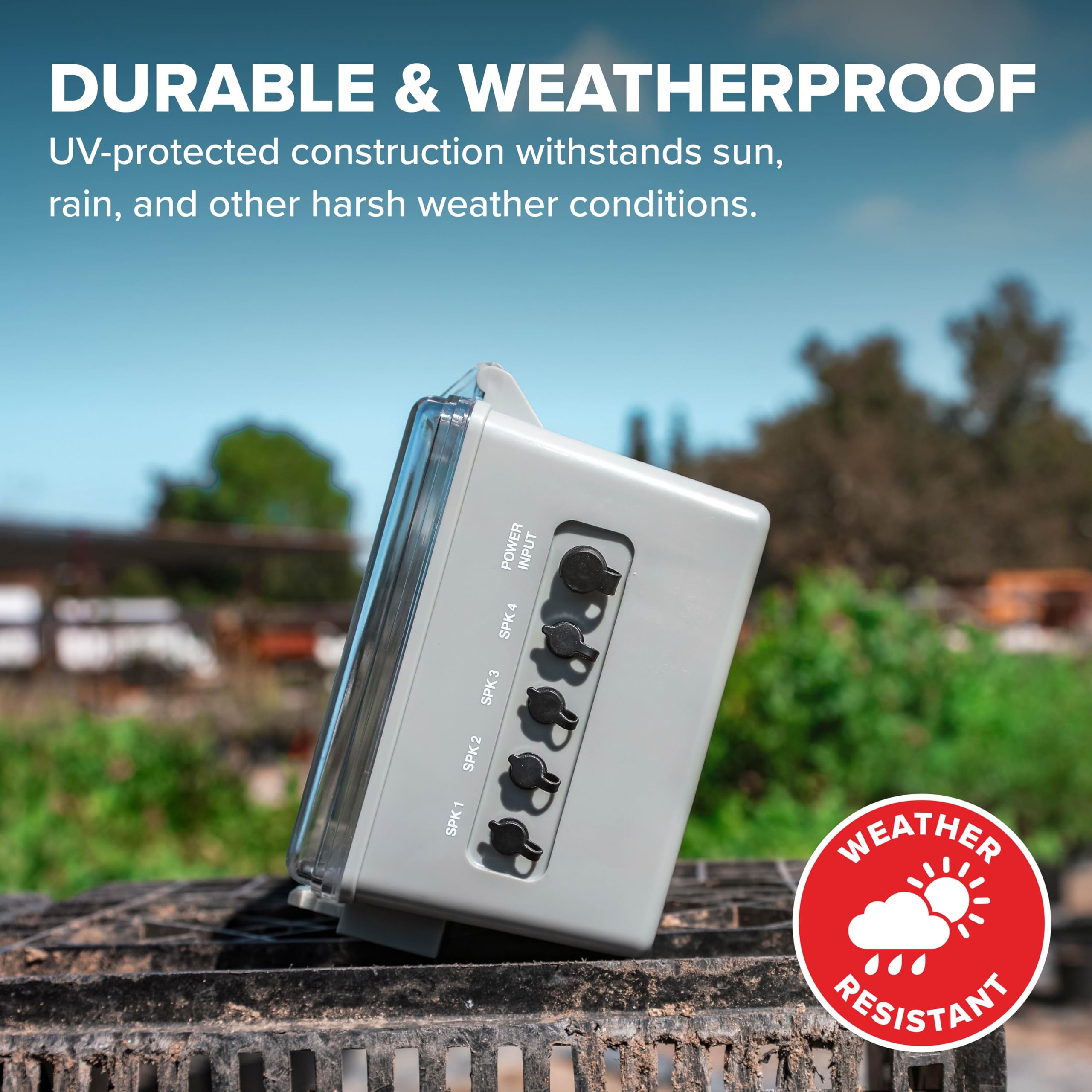 Bird B Gone Bird Chase Super Sonic control ajustable para especies.
