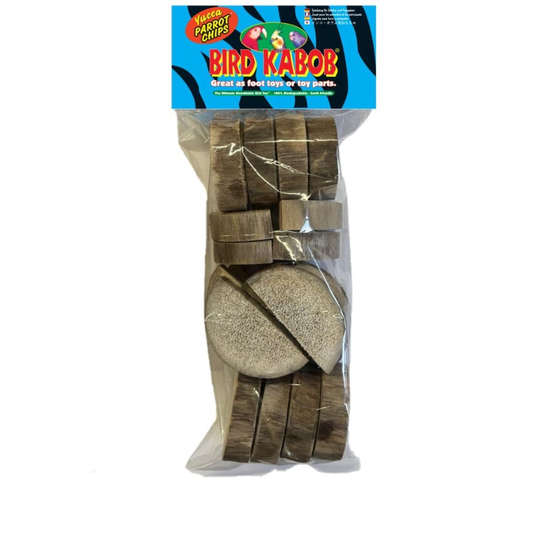 Bird Kabob: empaque elegante para snack natural de loros.