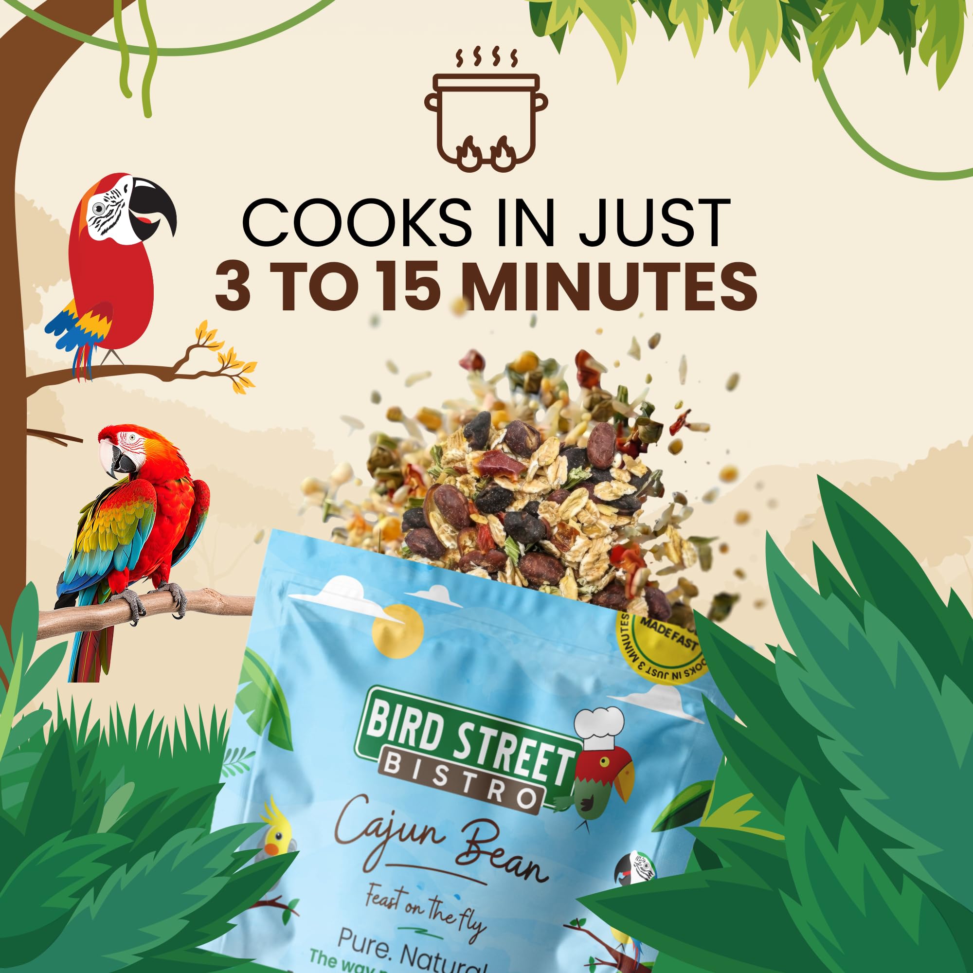 Bird Street Bistro: empaque-eco-amigable, opción sostenible para envíos.