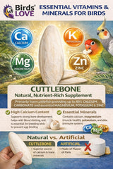 Birds LOVE cuttlebone secado al sol en Vietnam conserva minerales.